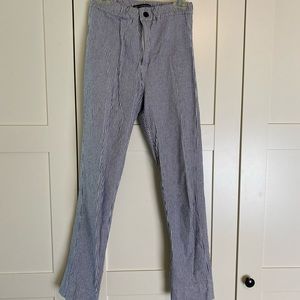 Blue Striped Tilden Pants by Brandy Melville